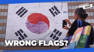 Why S. Korea’s national flag appears in many different forms