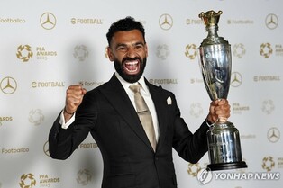 '이집트 킹' 살라흐, PFA 올해의 선수상 사상 첫 3회 수상