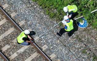 Examination of train accident