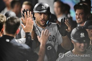양키스, 탬파베이와 2연전서 14홈런 대폭발…MLB 최다 타이
