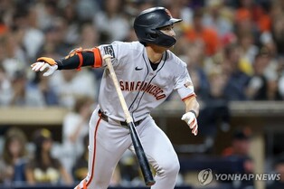 MLB 샌프란시스코 이정후, 10경기 연속 안타…8월 타율 0.338