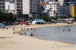 경북 동해안 피서객 15% 감소…"전국적인 비 피해 영향"