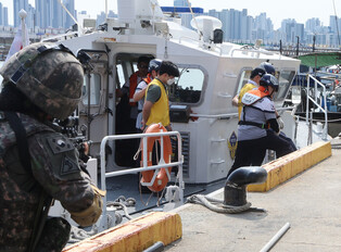 Drill against cross-border crimes