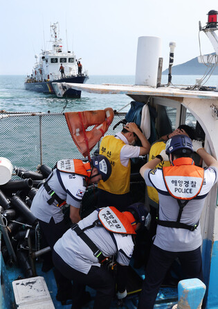 Drill against cross-border crimes
