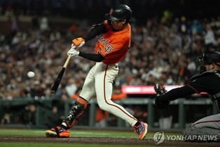 MLB 샌프란시스코 이정후, 5경기 연속 안타…시즌 타율 0.260