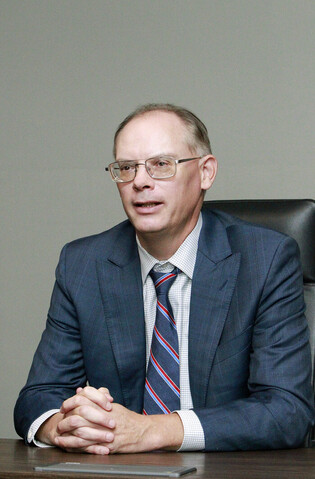 Epic Games chief gives interview in Seoul