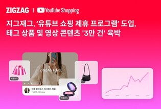 지그재그 "'유튜브 쇼핑 제휴' 유입 고객 증가"