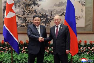 N. Korean leader meets Putin