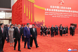 N.K. leader attends reception for Chinese anniversary in Beijing
