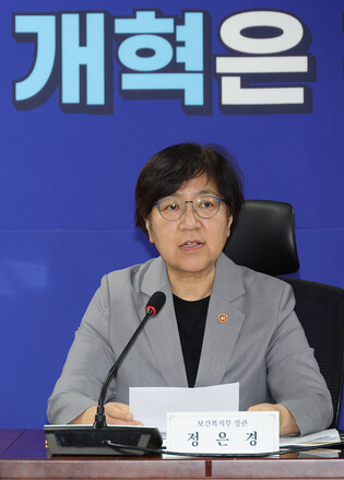 Health minister at ruling party-gov't-presidential office meeting