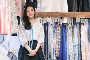 '블랙핑크 한복' 김단하 "아프리카 원단의 한복 선보여요"