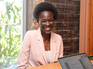 South Sudan-born model Abuk Aman