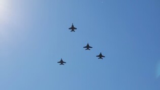 Fighter jets fly during POW/MIA commemoration event