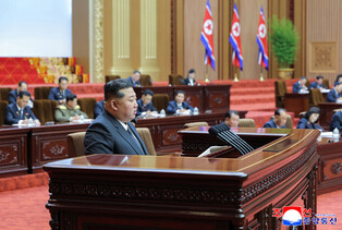 N.K. leader attends parliamentary session