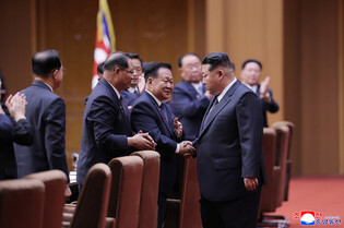 N.K. leader attends parliamentary session