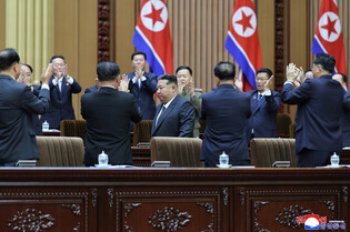 N.K. leader attends parliamentary session