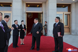 N.K. leader attends parliamentary session