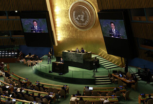 Lee addresses U.N. General Assembly