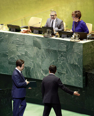 Lee addresses U.N. General Assembly