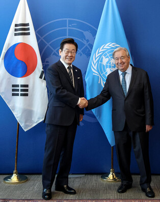 Lee meets U.N. chief