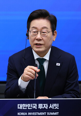 S. Korean president at NYSE