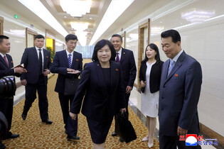 N. Korea's top diplomat departs for China