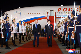 Russian delegation in Pyongyang