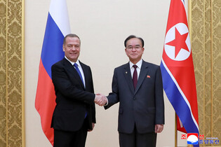 Russian delegation in Pyongyang