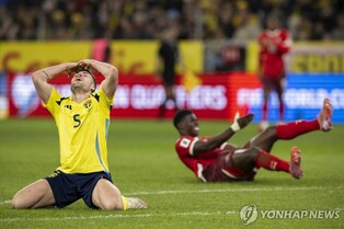 '베리발 헛발질' 스웨덴, 스위스에 완패…또 멀어지는 월드컵
