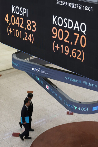 KOSPI rises above 4,000-pt line for 1st time