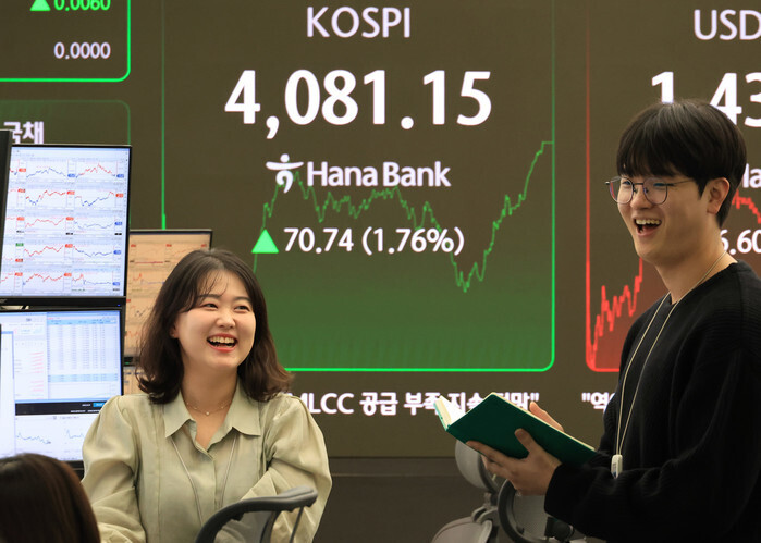 KOSPI closes at record high
