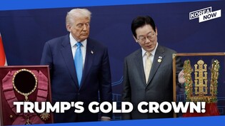 Trump receives South Korea's highest state honor, golden crown in Gyeongju