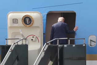 Trump returns home after 2-day visit to S. Korea