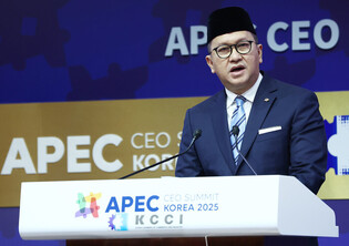 Indonesian leader at APEC CEO Summit