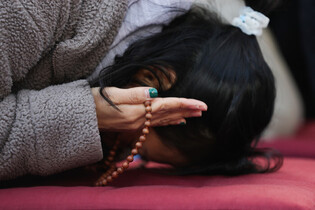 Praying ahead of college exam