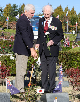 Memorial event for U.N. war veterans