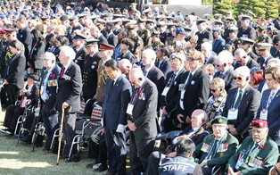 Memorial event for U.N. war veterans