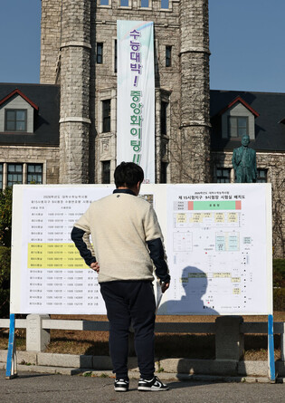 One day ahead of college entrance exam