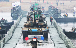 River crossing drill