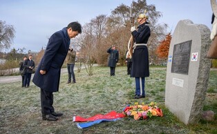 S. Korean defense chief in Stockholm
