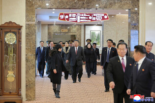 N.K. leader attends dedication ceremony for hotels