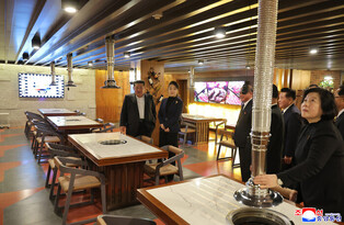 N.K. leader attends dedication ceremony for hotels