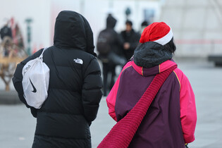 Cold snap on Christmas Day