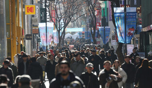 Myeongdong on Christmas