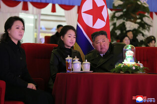 New Year's celebration in Pyongyang