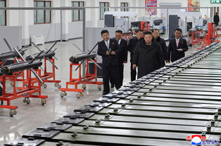 N. Korean leader inspects factory