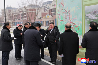 N. Korea's Kim inspects new housing construction in Pyongyang