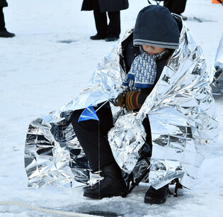 Ice fishing festival