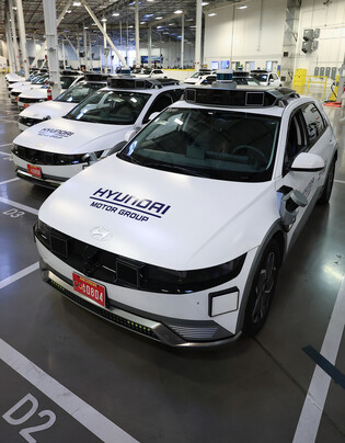 Test drive of Hyundai Motor-backed Ioniq 5 robotaxi