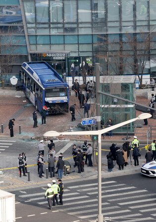 Site of bus accident